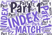 How to Use INDEX-MATCH, Part 1: The INDEX Function INDEX-MATCH is Excel's most-powerful lookup method. But many users find it challenging. This is the first of a three-part series designed to INDEX-MATCH clearer.