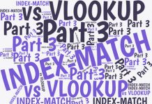 How to Use INDEX-MATCH, Part 3: Six Lookups That VLOOKUP Can’t Do INDEX-MATCH formulas can perform many types of lookups that VLOOKUP can’t. And they're faster. Here are six examples.