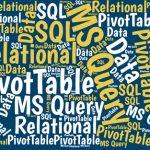 Use MS Query to Treat Excel as a Relational Data Source Excel ranges can work like relational tables. You can join them by common fields. Query them with SQL. And use queries in PivotTables. Here's how.