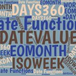 Overview of Excel’s Date Functions This table summarizes the performance of Excel's worksheet functions primarily designed to work with dates