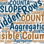 Use a ‘Visible’ Column in Formulas to Ignore Hidden Rows in Filtered Tables Although Excel provides two worksheet functions that ignore filtered rows in a Table, nearly any function can ignore those hidden rows if you use this new trick.
