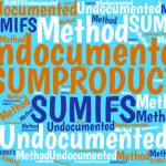 The SUMPRODUCT Function’s Undocumented Method Excel's SUMPRODUCT Function offers more power and flexibility than its help files describe. Here's a new way to use one of Excels' most-powerful functions.